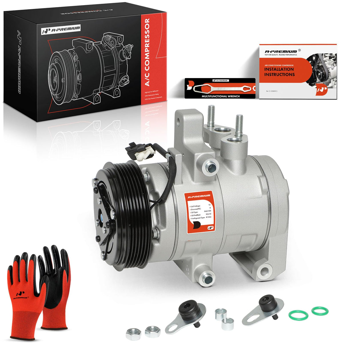 A-Premium compressor front assembly showing complete unit and easy fit