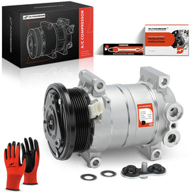 A-Premium compressor front assembly showing mounting points and ready-to-install benefit
