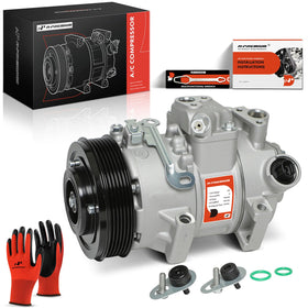 A-Premium compressor front view showing compact OEM-style fit for easy replacement