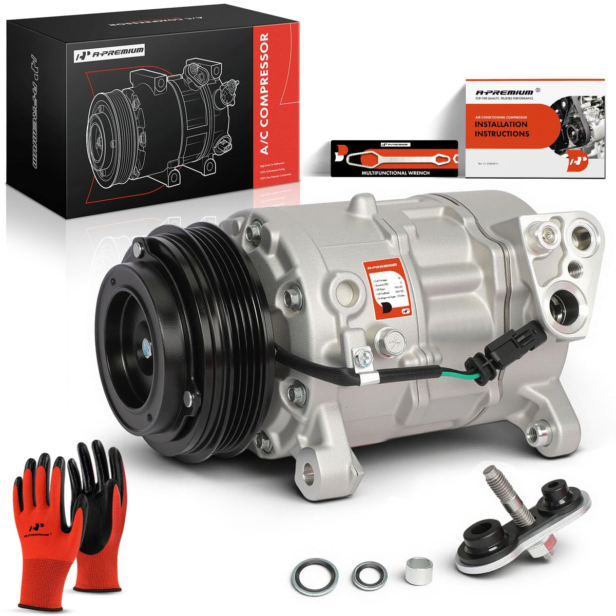 A-Premium compressor front view showing mounting for direct replacement