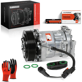 A-Premium compressor front view showing mounting points and solid construction for reliable fit