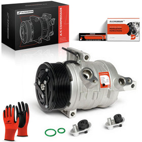 A-Premium compressor front view showing mounting points and fit benefit