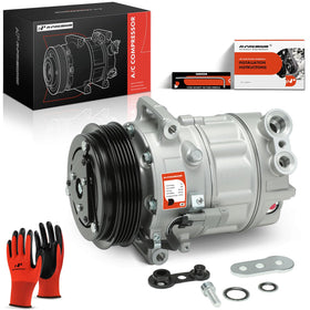 A-Premium front view of compressor showing full unit and benefits reliable fit