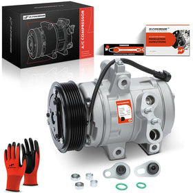 a-premium front view of compressor showing mounting that ensures correct fit