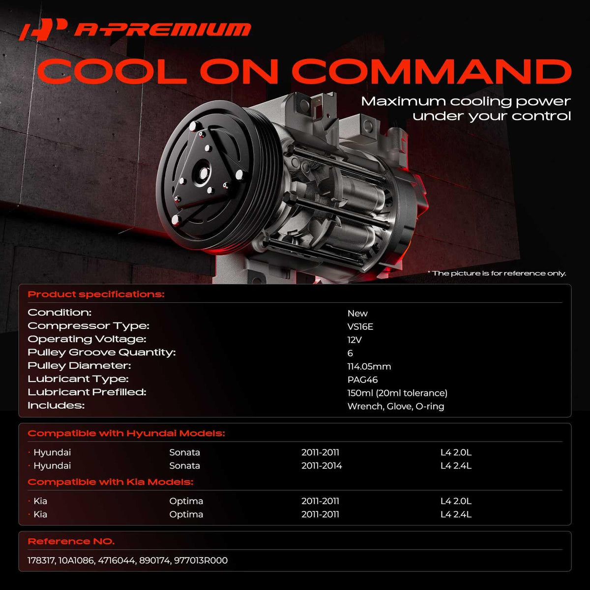 A-Premium pulley close-up with six grooves for correct belt alignment benefit