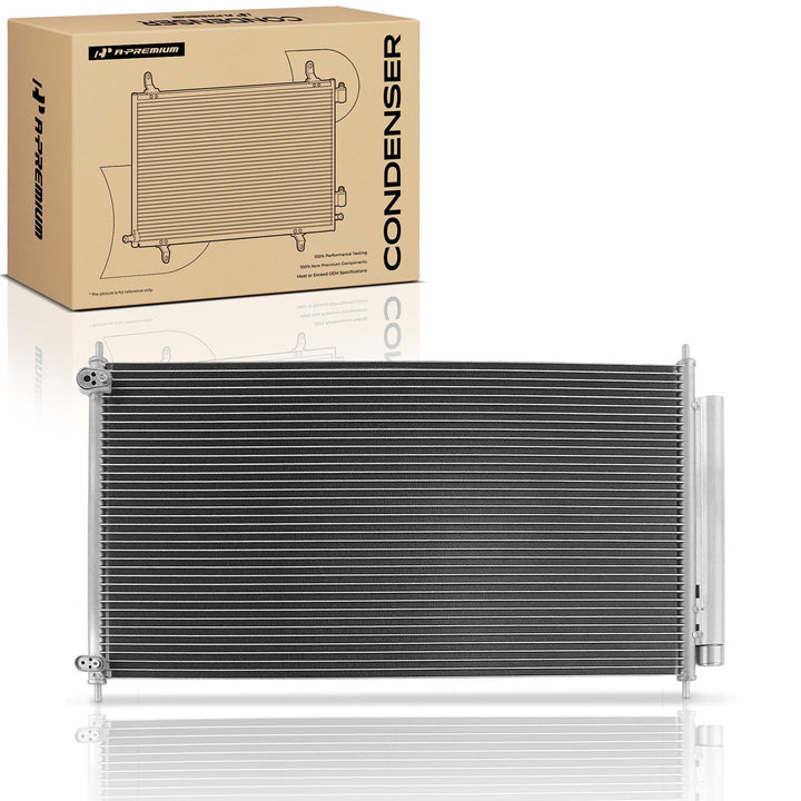 A-Premium condenser front view showing full unit and reliable fit