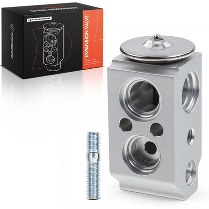 A-Premium expansion valve front view showing fitment ports and durable construction for accurate replacement