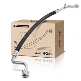 A-Premium front view of suction hose showing overall shape and fit benefit