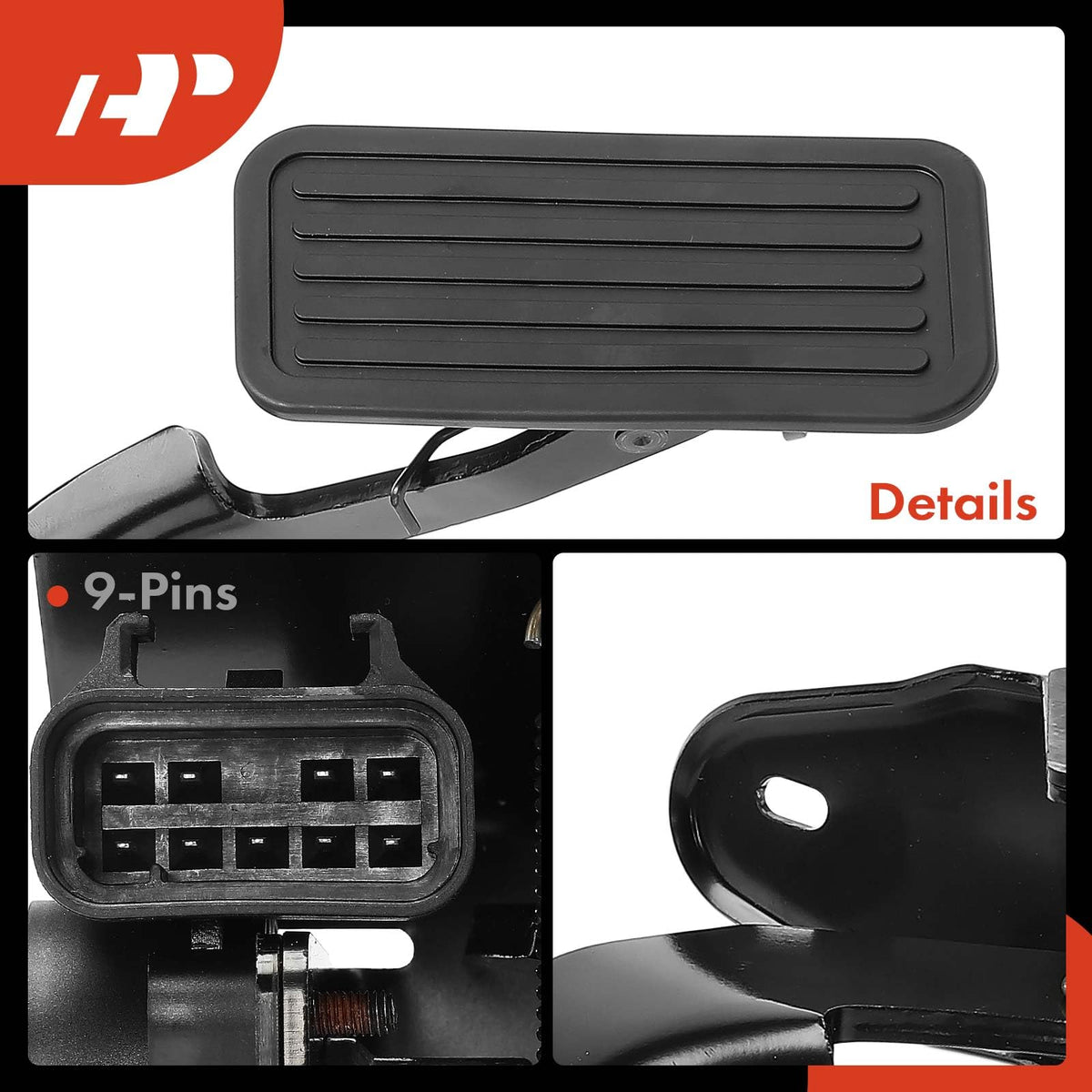 A-Premium pedal packaging and label including reference numbers for verification
