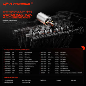 A-Premium actuator back label with reference numbers for easy verification