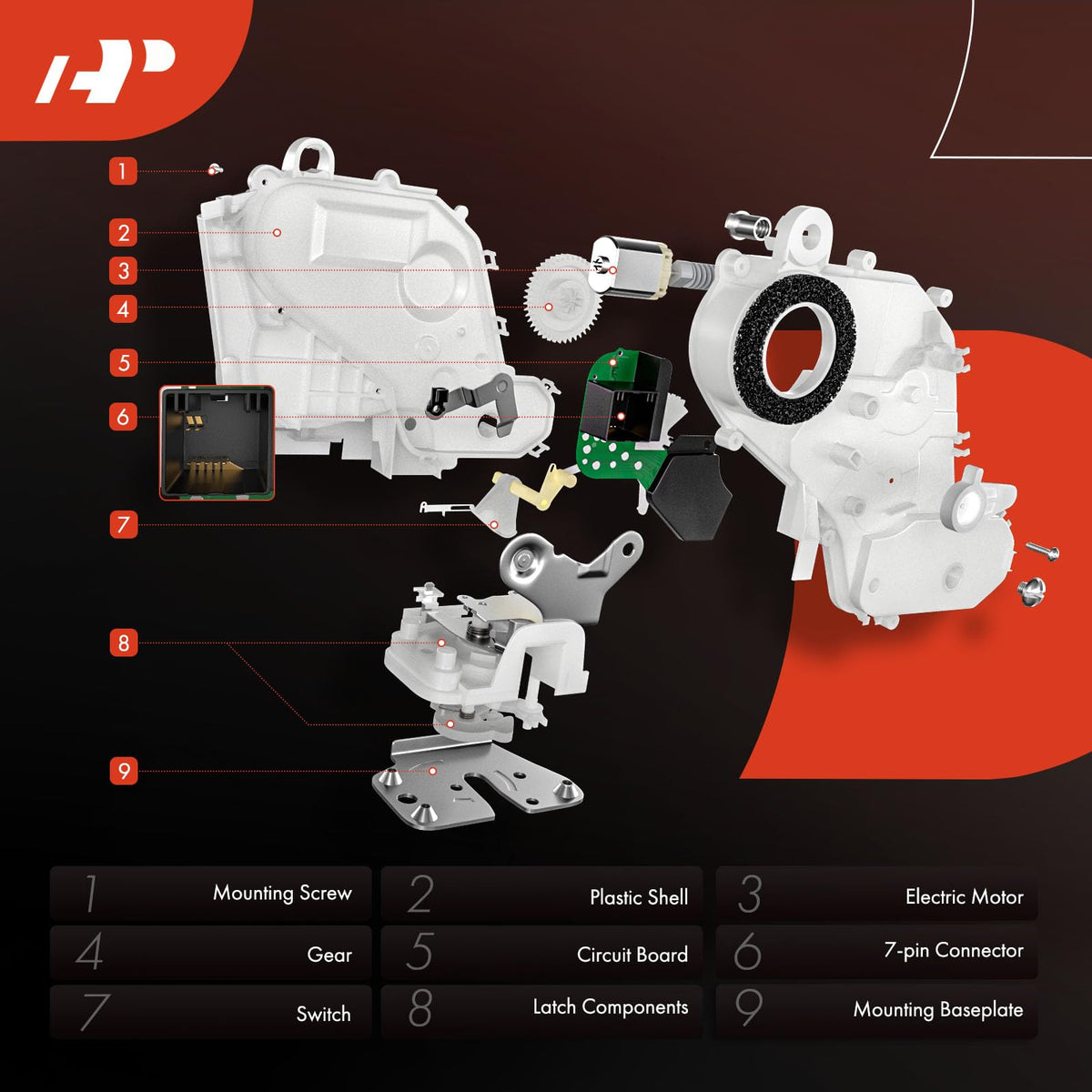 A-Premium actuator close-up of gear assembly illustrating smooth action