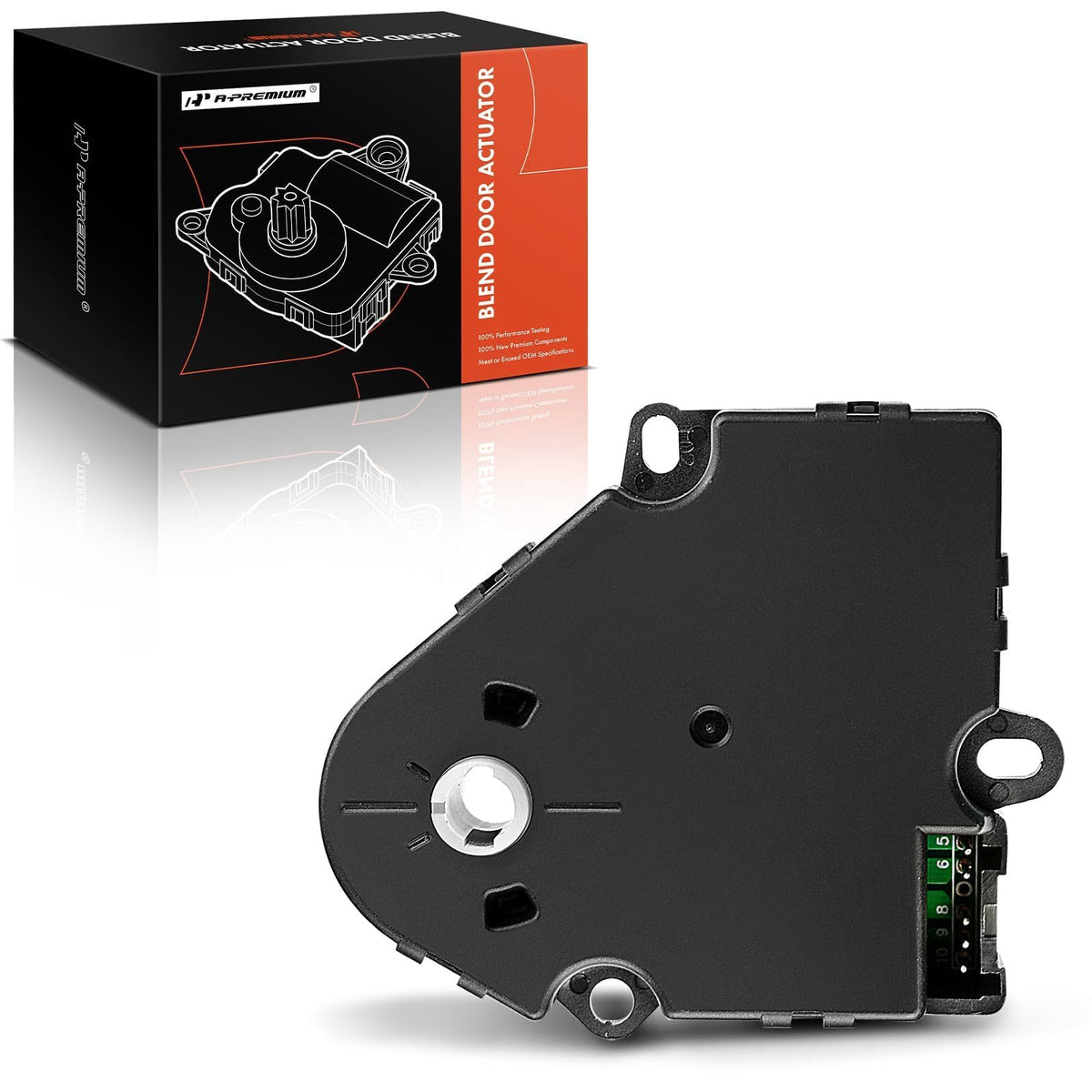 A-Premium actuator front view showing fit and alignment benefit