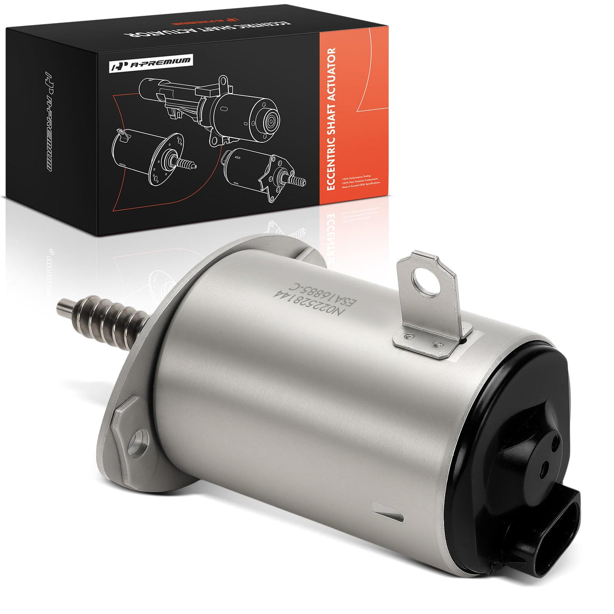 A-Premium actuator front view showing mounting points and fitment benefit