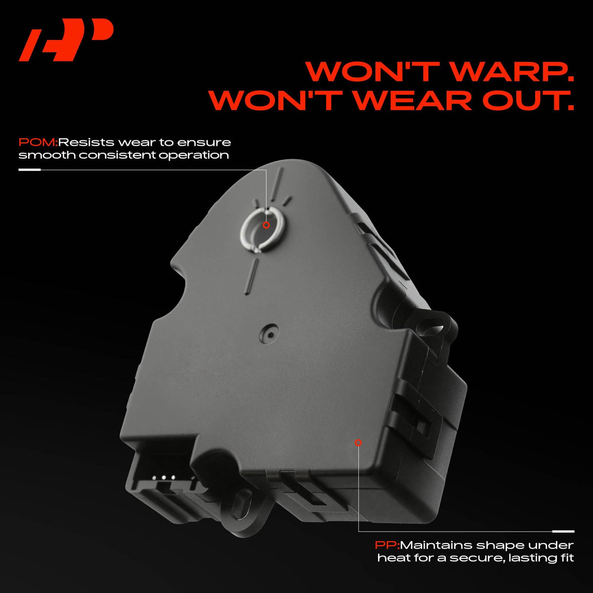 A-Premium actuator held next to hand showing scale and easy installation benefit