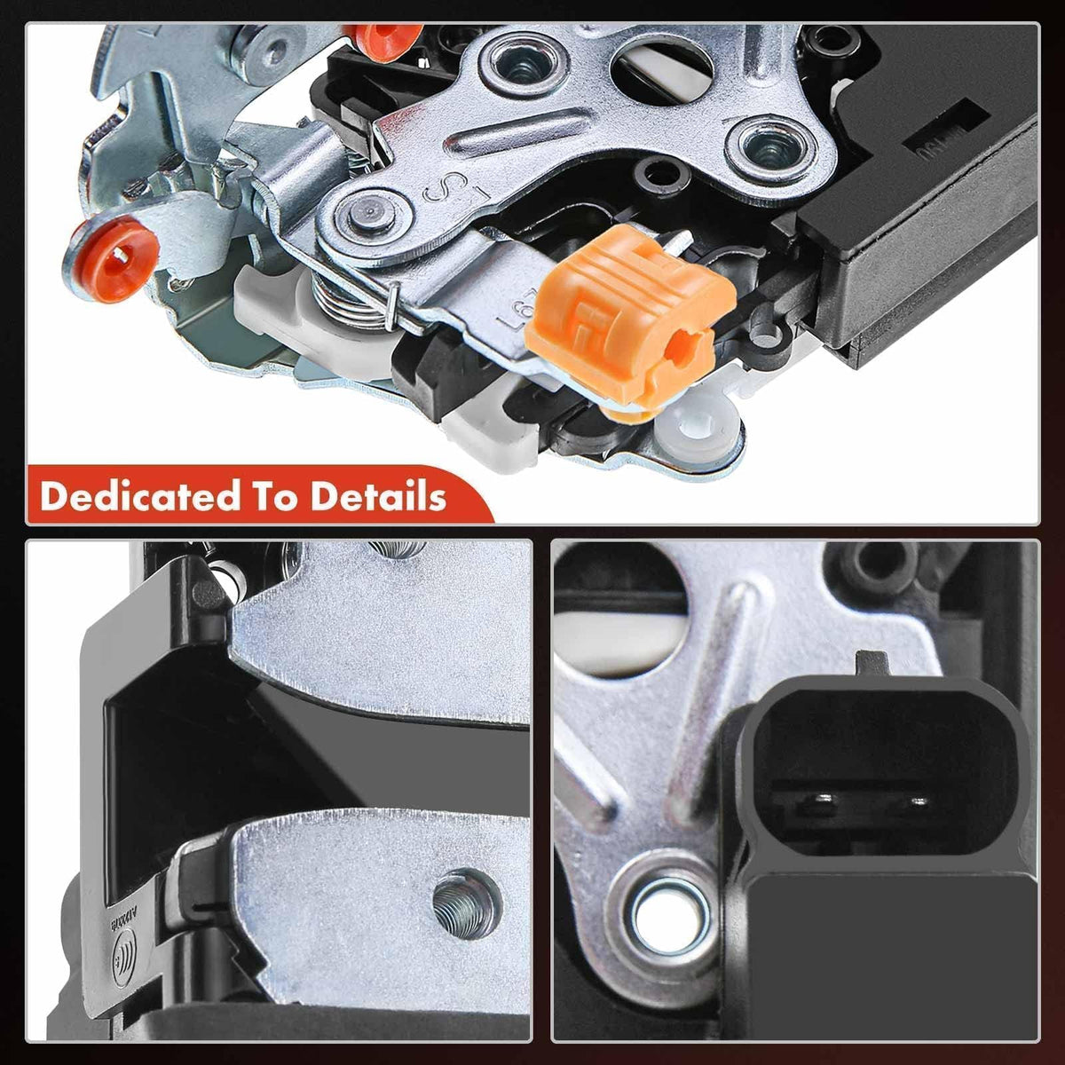 A-Premium installed actuator behind door panel restoring lock function