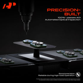 A-Premium internal circuit closeup illustrating upgraded electronics for stability