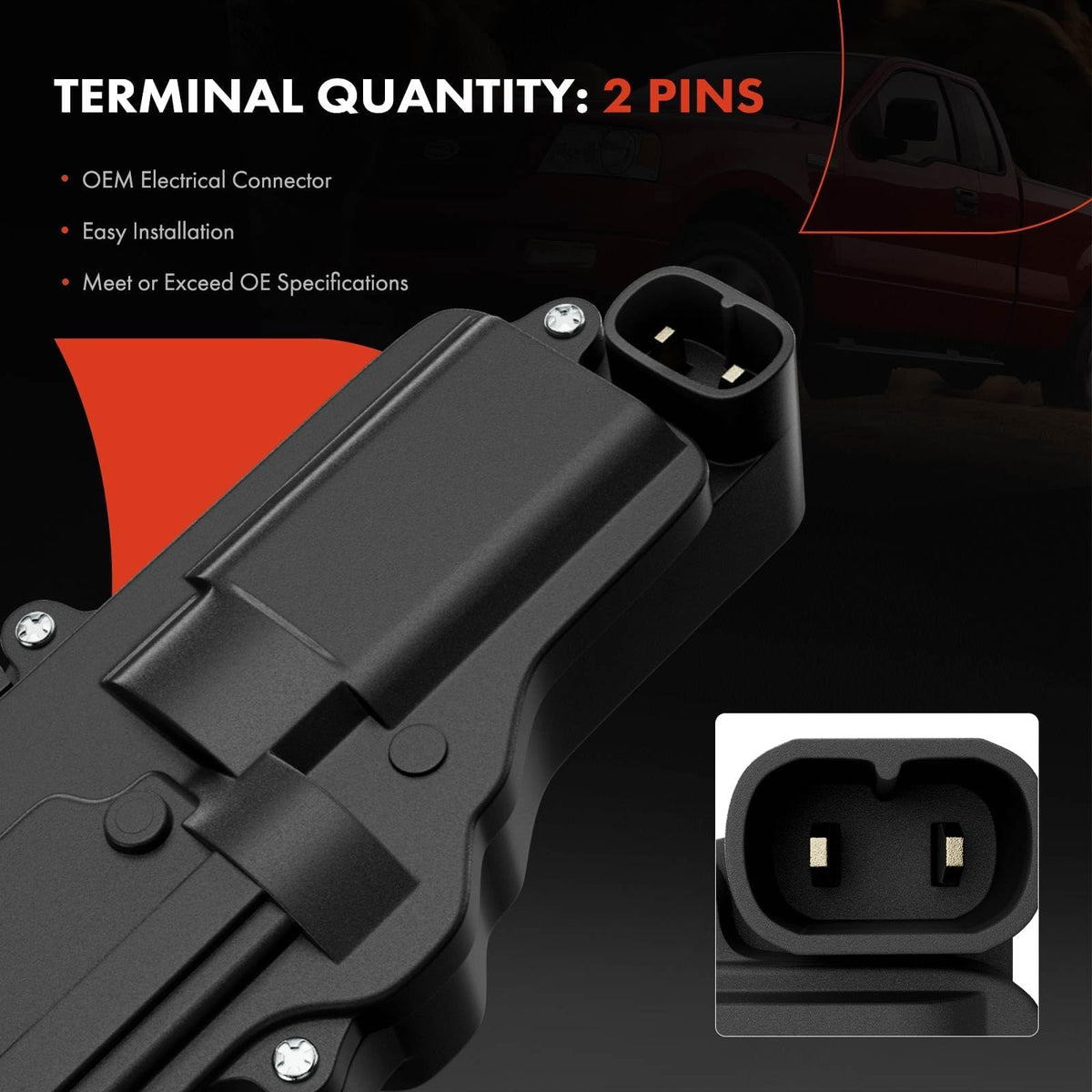 A-Premium actuator label and part numbers for accurate identification