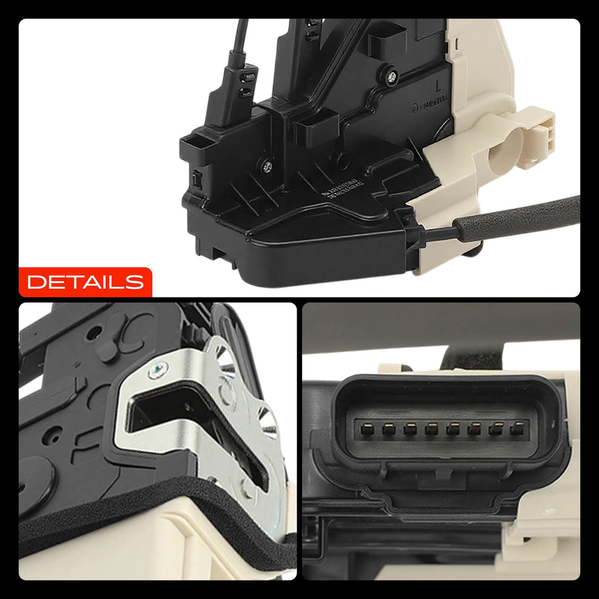 A-Premium actuator installed on Hyundai Santa Fe showing restored door locking function