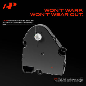 A-Premium actuator mounting points detail showing OE-style alignment for easy install