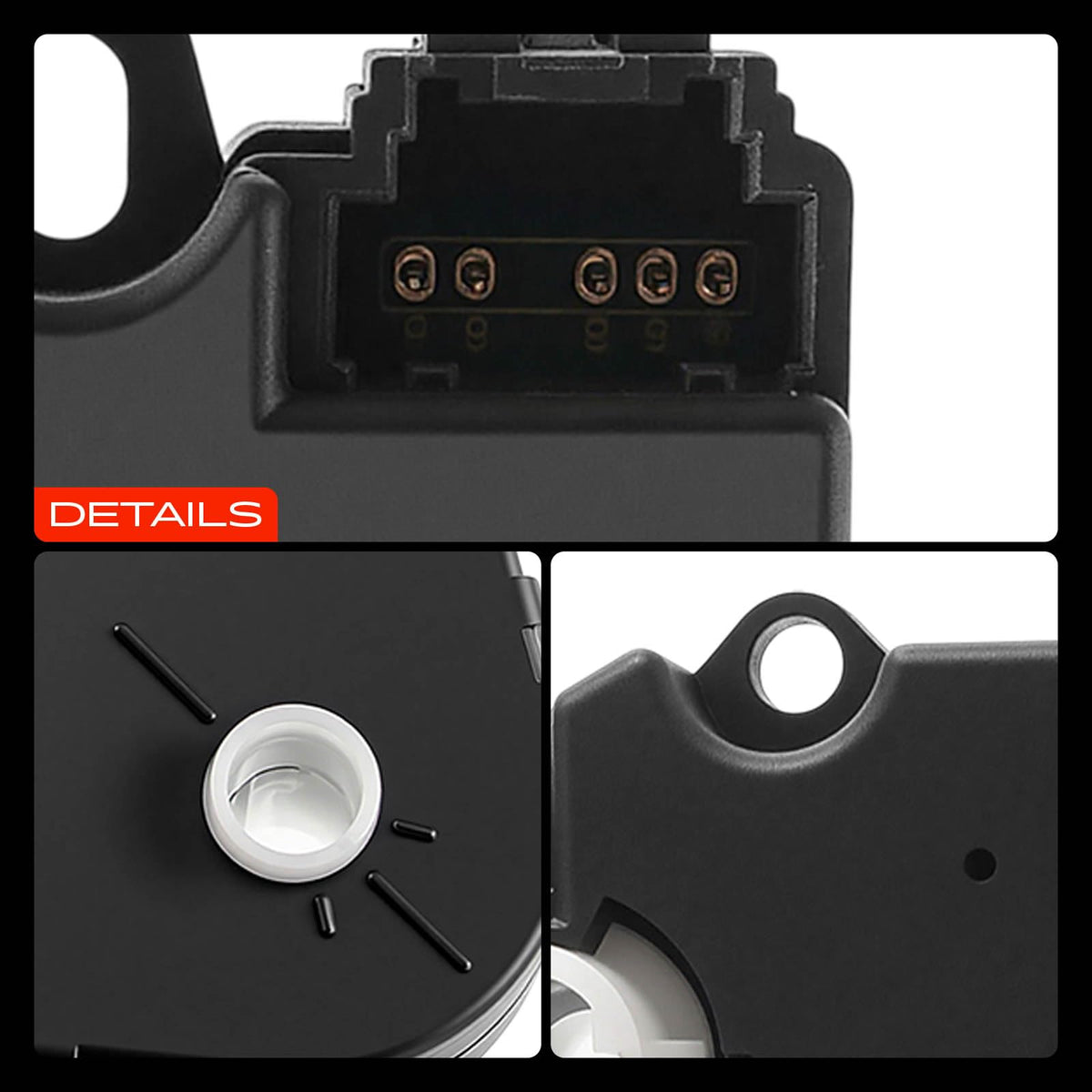 A-Premium actuator packaging and warranty card displaying one-year unlimited-mileage guarantee