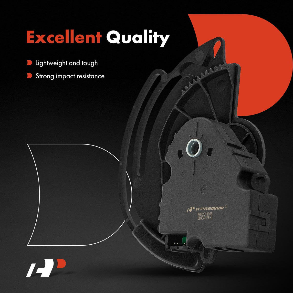 A-Premium actuator beside ruler showing compact size for easy replacement