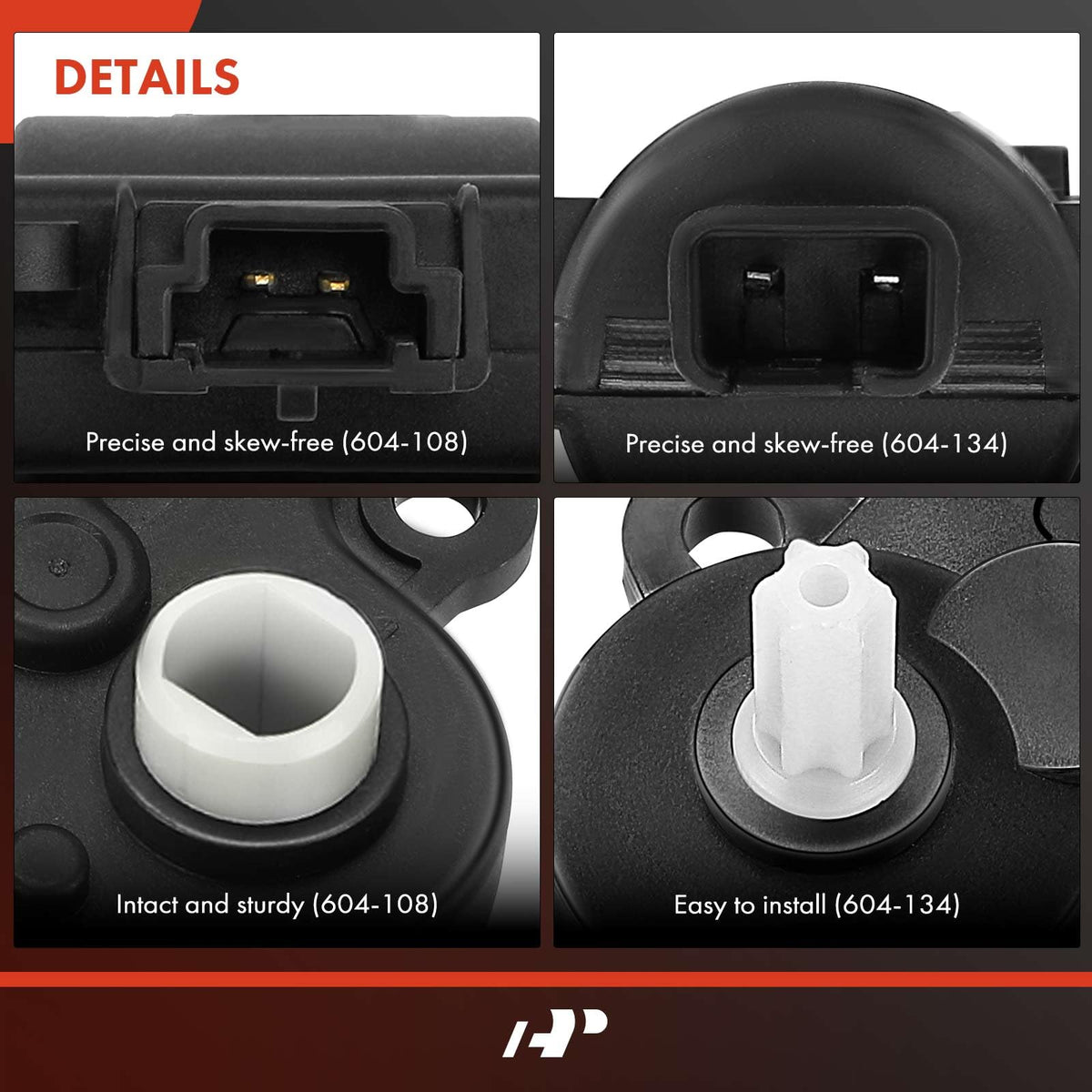 A-Premium actuator wiring plug focused for easy connector match