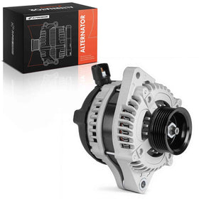 A-Premium alternator front view showing full unit and reliable fitment benefit