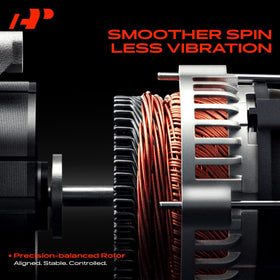 A-Premium alternator label and reference numbers to confirm correct part benefit