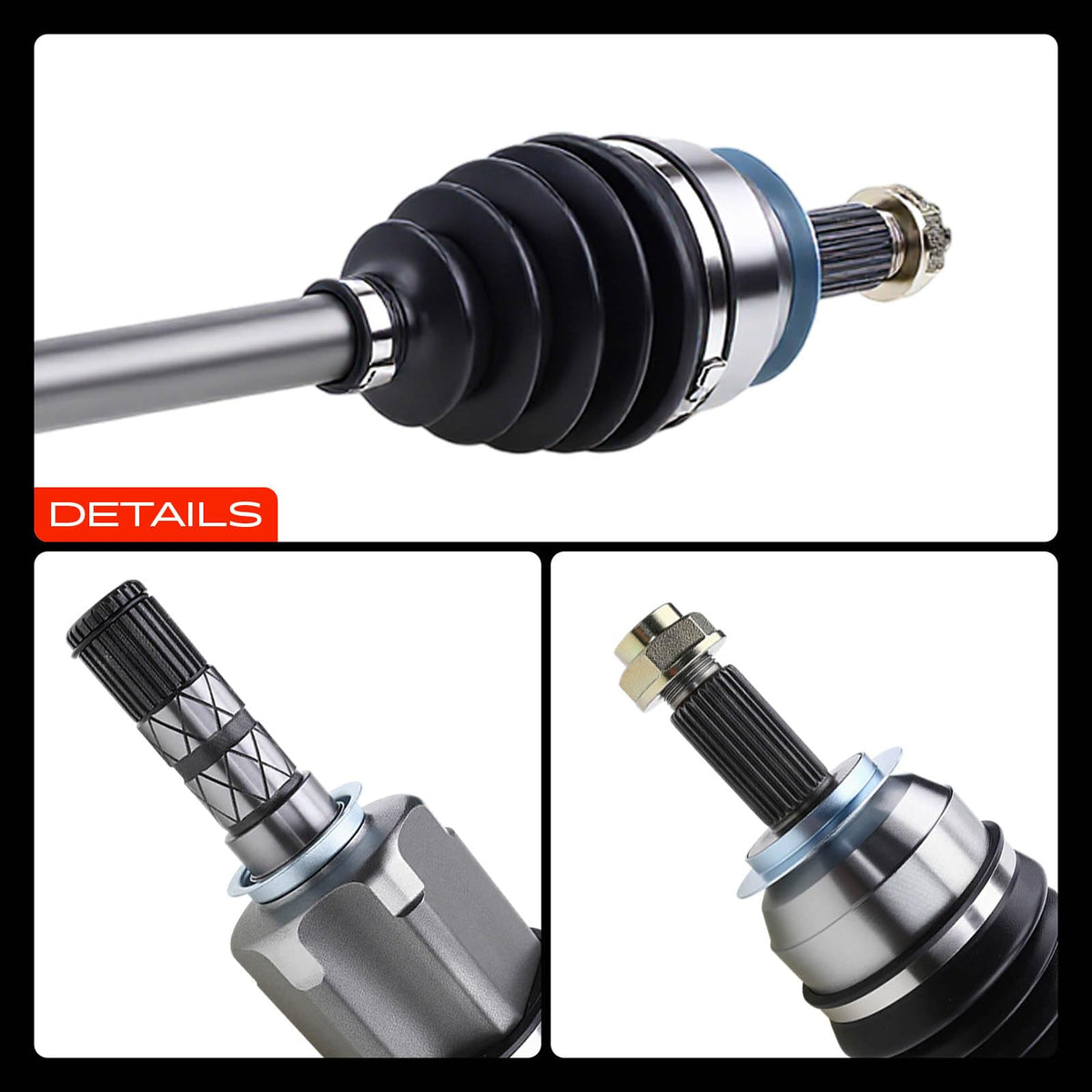 A-Premium axle in garage installation scene conveying straightforward repair benefit