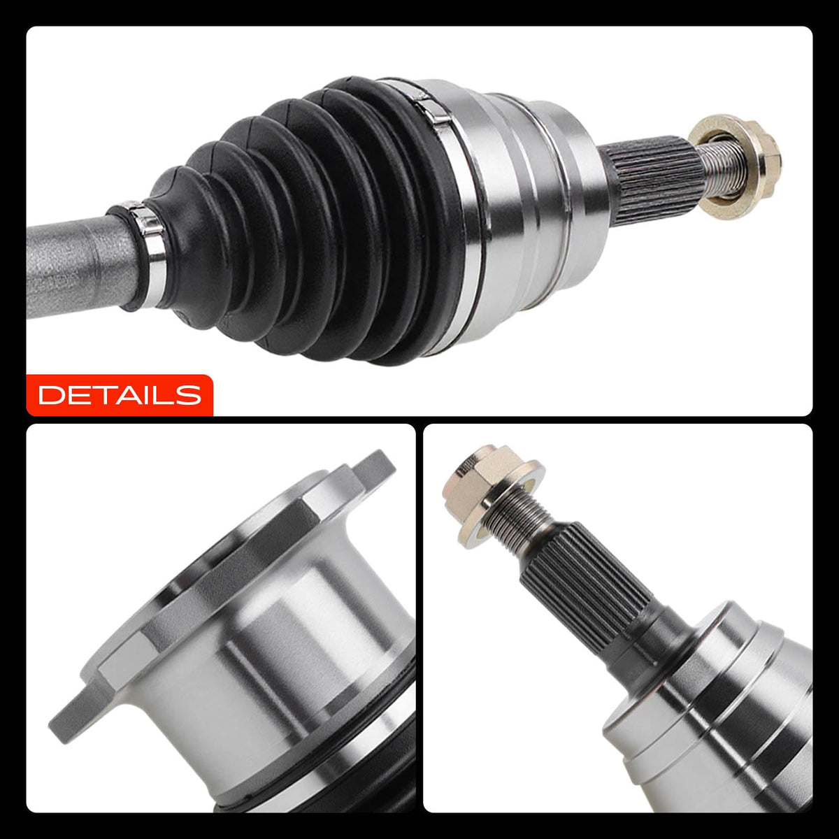 A-Premium axle in garage repair scene illustrating ease of replacement benefit