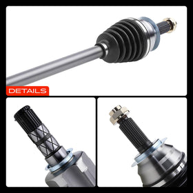 A-Premium axle in garage setting illustrating professional installation ease