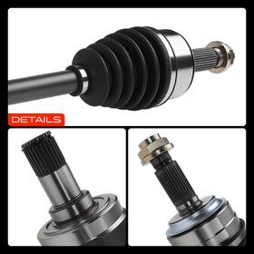 A-Premium axle staged in a garage to show professional repair context