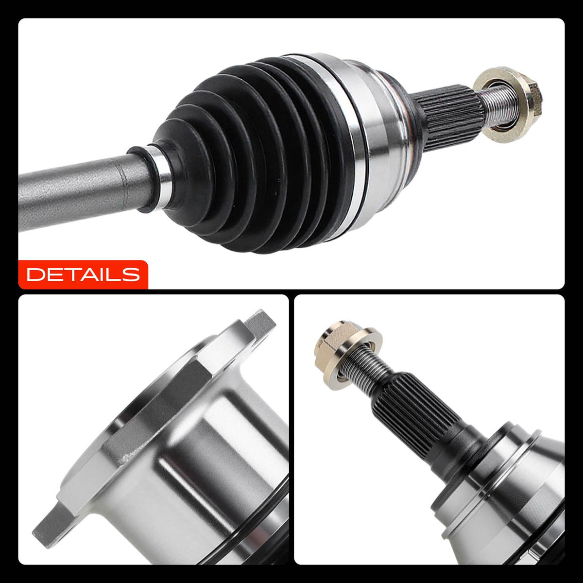 A-Premium axle in a workshop repair setting showing ease of replacement by a mechanic