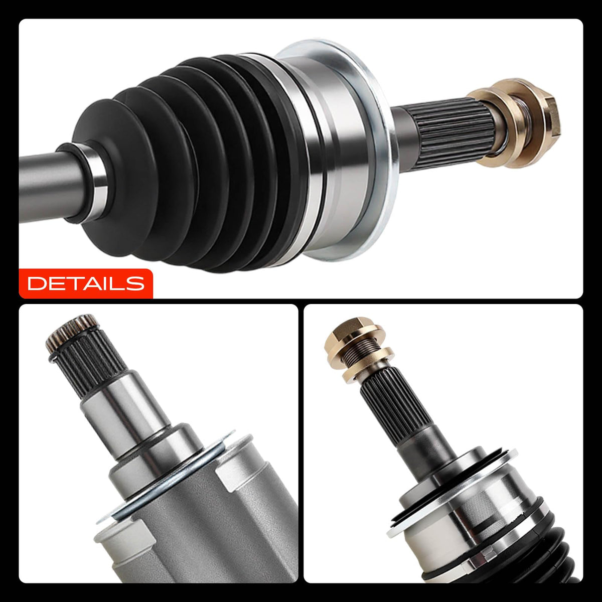 A-Premium side profile of shaft showing overall construction and proper shaft reach