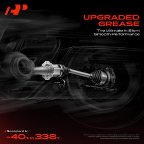 A-Premium axles side-by-side length comparison clarifying left and right fitment
