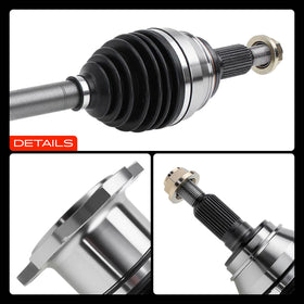 A-Premium axles in a garage with tools showing professional installation ease benefit