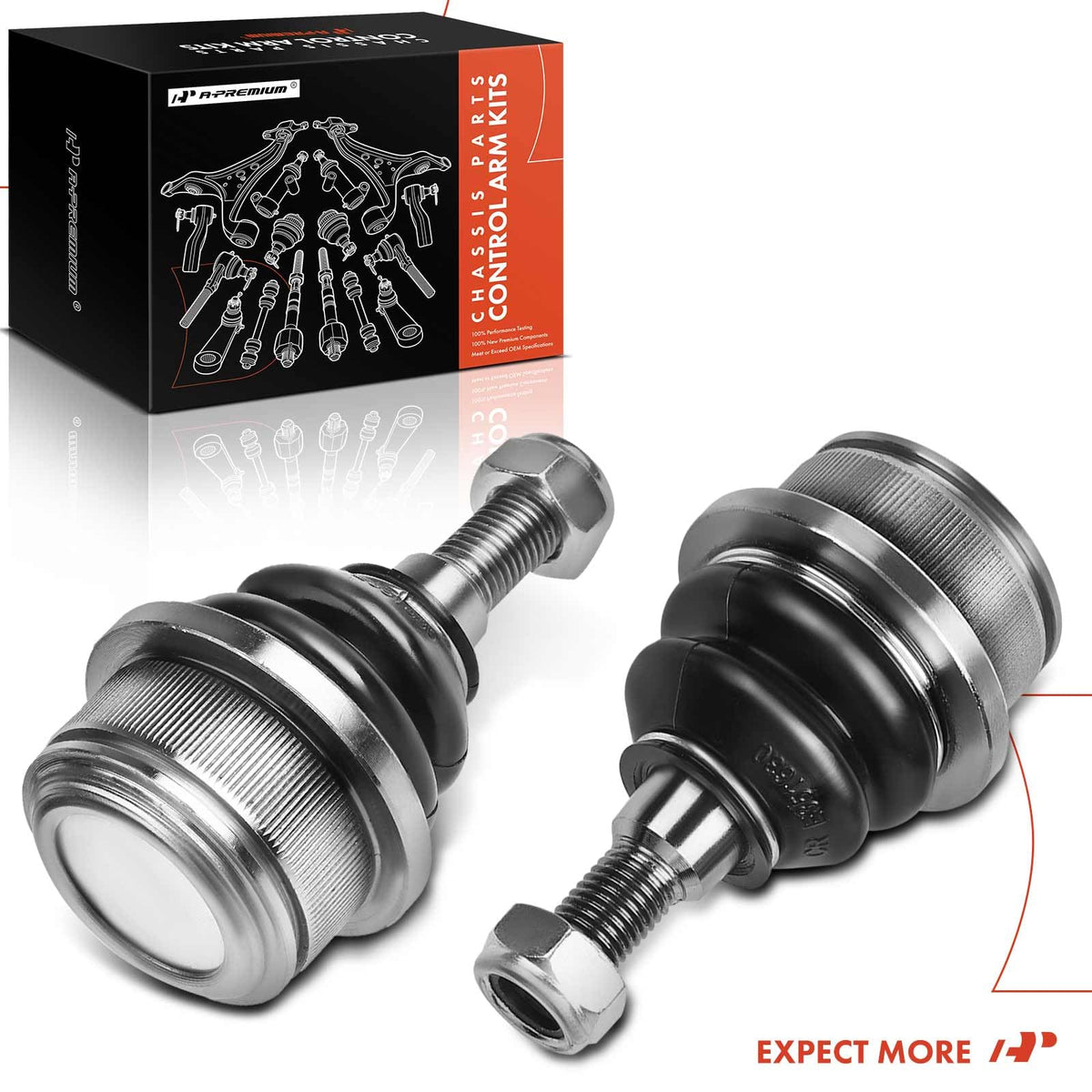 A-Premium ball joint in engine bay lifestyle scene illustrating ready-to-fit application