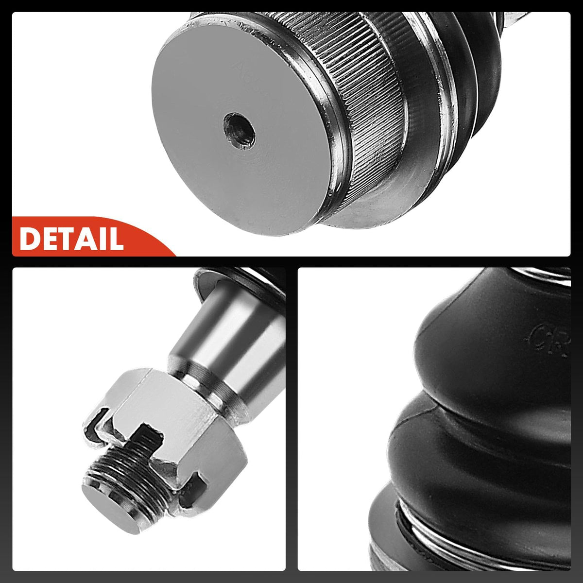 A-Premium ball joint in garage spotlight showing professional-ready replacement benefit
