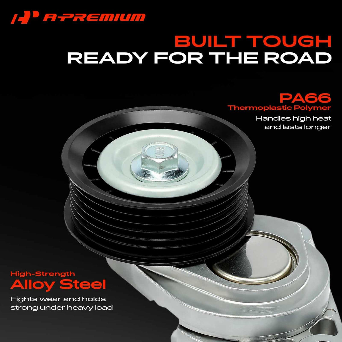 A-Premium bearing detail showing sealed bearing for longer service life
