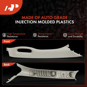 A-Premium beige handle texture close-up showing durable finish and color match
