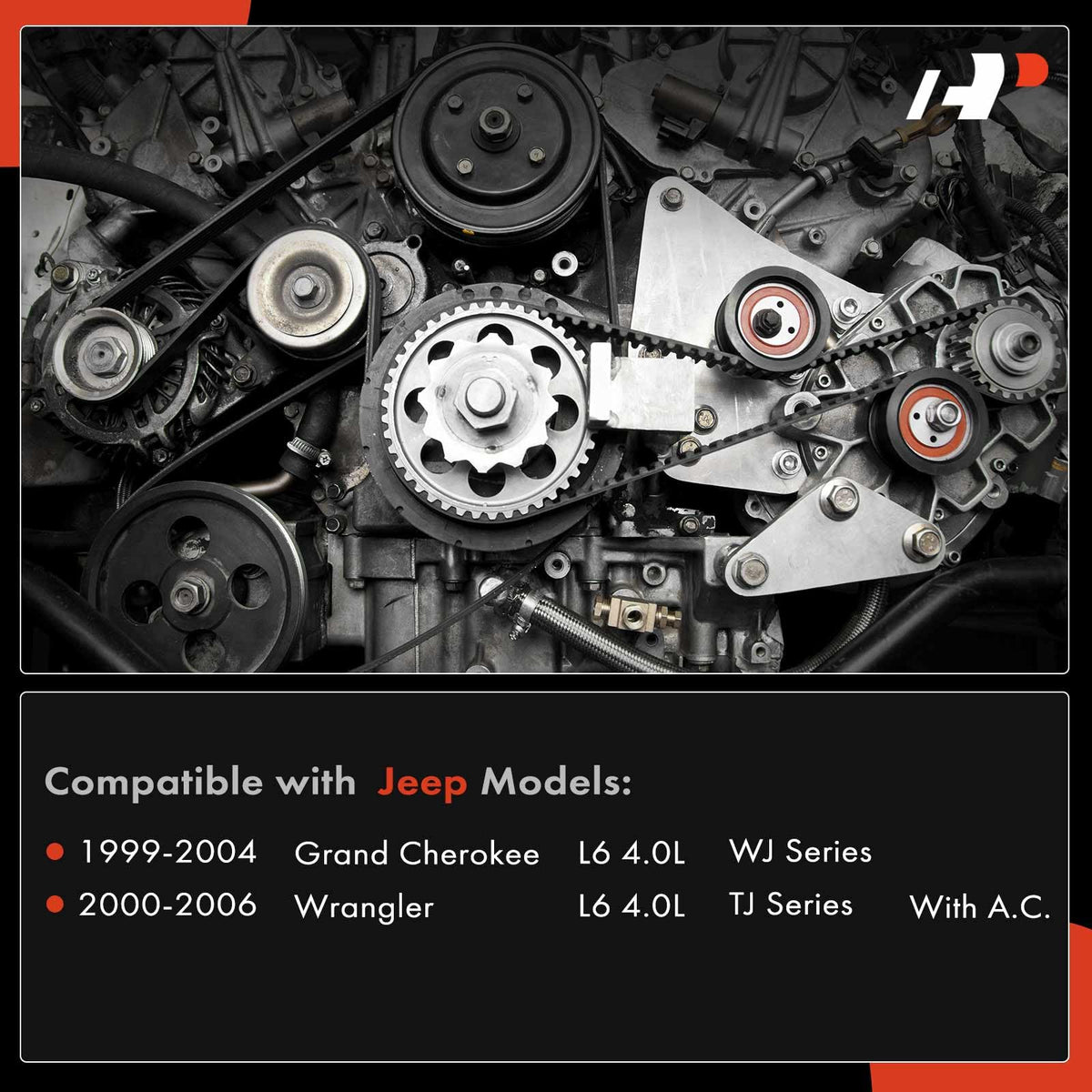 A-Premium belt close-up rib profile demonstrating precise fit and durability