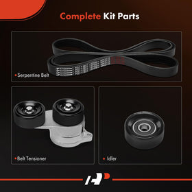 A-Premium serpentine belt close-up showing durable ribs for secure grip
