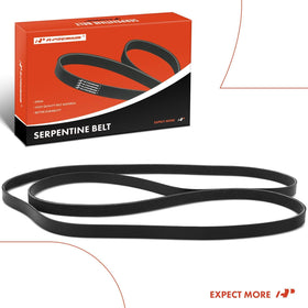 A-Premium coiled serpentine belt stored neatly indicating easy handling