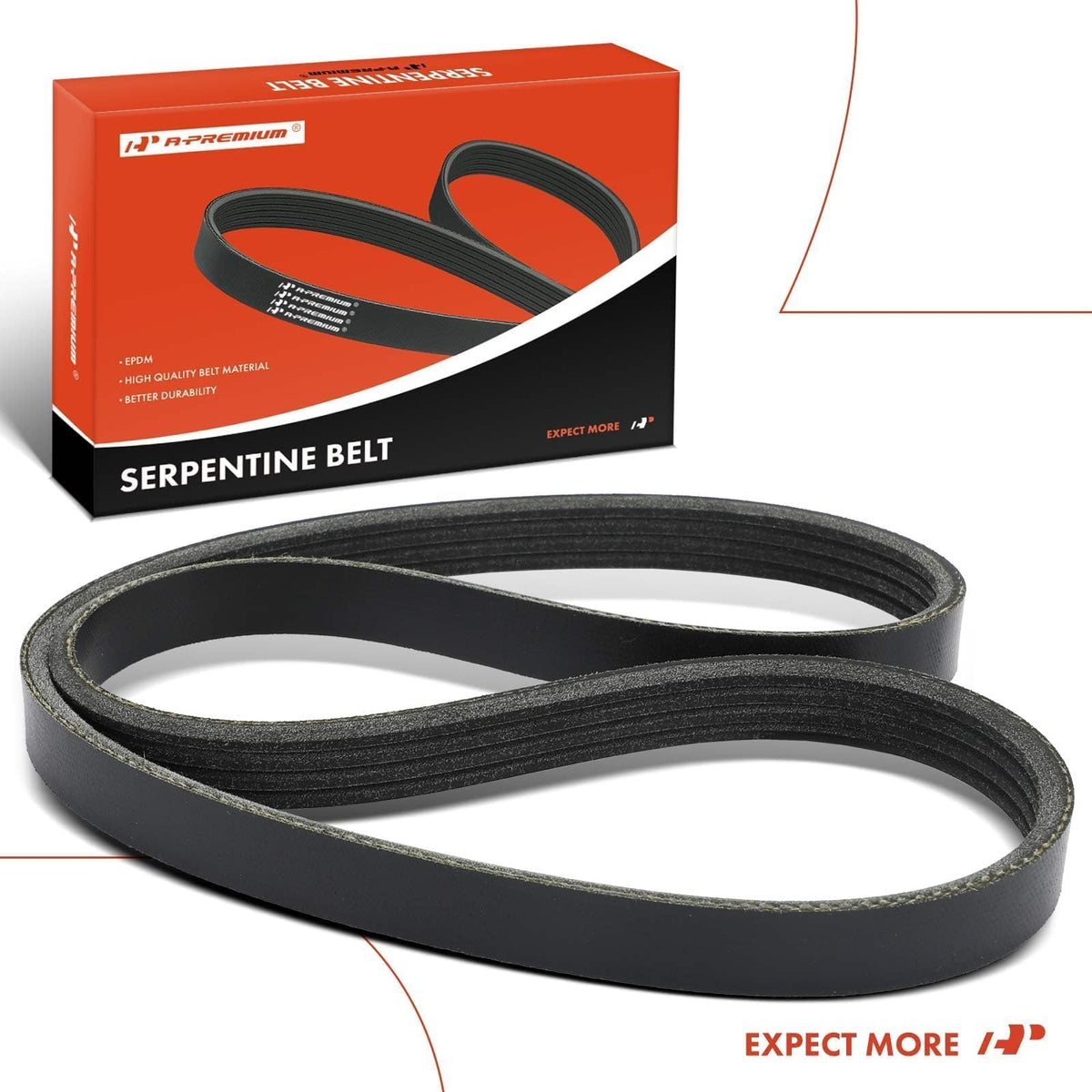 A-Premium belt close on reference numbers to verify OEM cross-reference