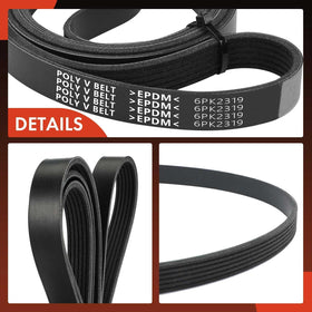 A-Premium belt staged with garage tools showing ready-to-install convenience
