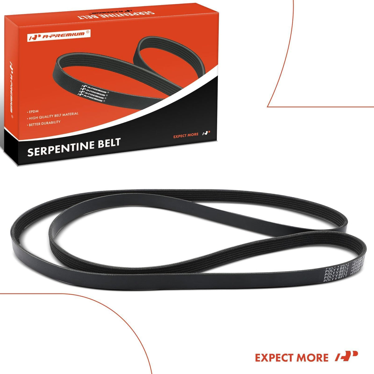 A-Premium belt beside a coin for scale showing compact packaging and accurate size