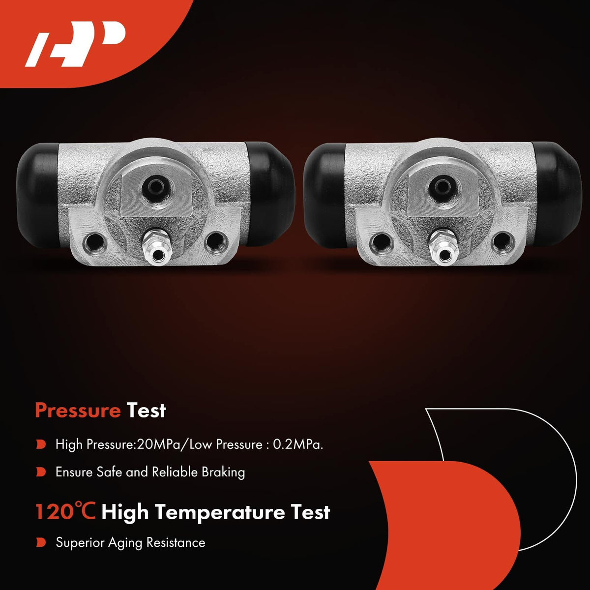 A-Premium bleeder screw detail included for straightforward brake bleeding