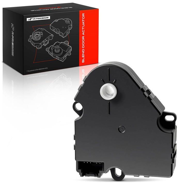 A-Premium actuator front view showing housing and benefits of direct-fit replacement