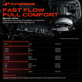 A-Premium side profile of assembly highlighting exact OEM dimensions