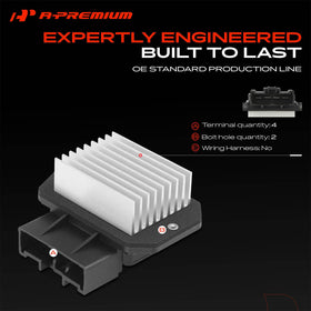 A-Premium resistor installed in dash cavity demonstrating correct fit benefit